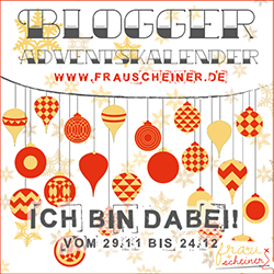 Zum Blogger Adventskalender von Frau Scheiner