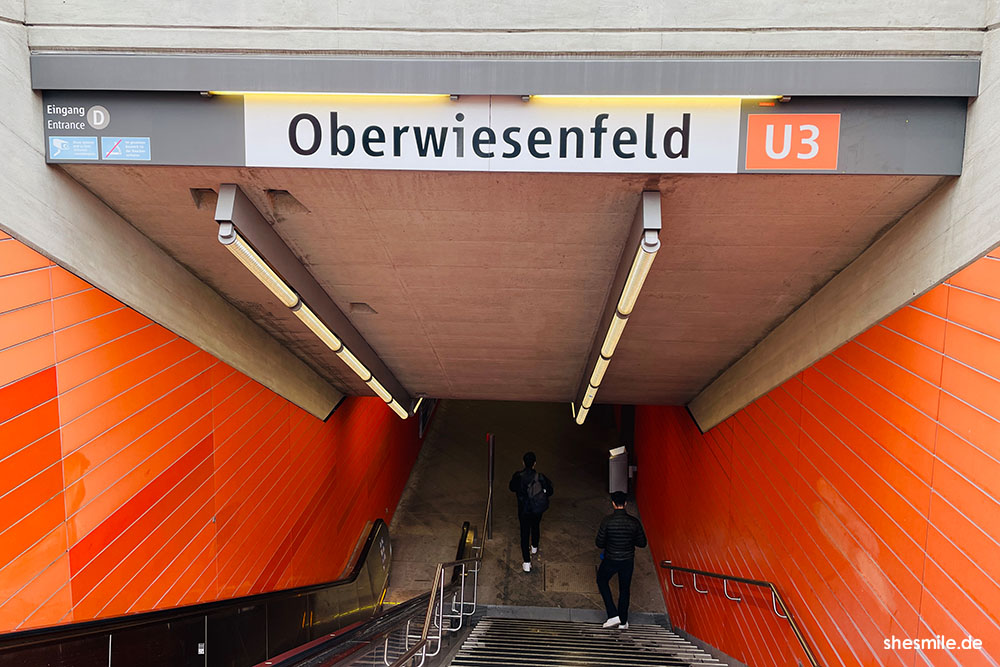 U-Bahn Haltestelle U3 Oberwiesenfeld