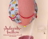 Adventskalender -Adventsballon- (Nähanleitung und Schnittmuster von shesmile) hier genäht von Sabine.