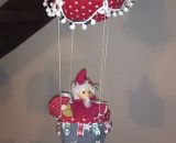 Adventskalender und Kinderzimmerdeko -Adventsballon- (Nähanleitung und Schnittmuster von shesmile) Geschenk zur Geburt, Taufe, Weihnachten oder Hochzeit.