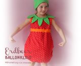 Kostüm - Erdbeere Ballonkleid (Nähanleitung für alle Größen von shesmile)