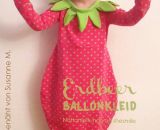 Kostüm - Erdbeere Ballonkleid (Nähanleitung für alle Größen von shesmile)