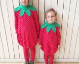 Erdbeere Ballonkleid