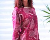Nähanleitung und Schnittmuster gestaltet als PDF-E-Book von shesmile für einen Damen-Pullover in der Größe 32 bis 54 mit Raglan-Ärmeln RiekeRaglan.