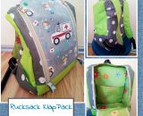 Rucksack KlapPack (Eine Nähanleitung mit Schnittmuster für 2 Größen von shesmile) Ideal für den Kindergarten oder die perfekte Tasche und Aufbewahrung für die Toniebox oder Tonies für unterwegs. Im Urlaub oder auf Reisen.