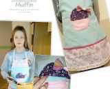 Schürze für Kinder -Muffin- (Eine Nähanleitung und Schnittmuster von shesmile) Ideal zum Kochen, Backen, Basteln und Malen. 2-lagig und supersicher. Ergebnisse aus dem Probenähen.