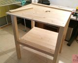 Wickeltisch aus Holz im Sonderformat selber bauen (Eine kostenlose Bauanleitung von shesmile)