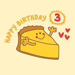 Happy Birthday! Käsekuchen Geburtstag (Eine Plotterdatei und Illustration von shesmile)