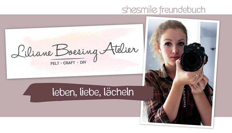 Freundebuch-Eintrag: Liliane von Liliane Boesing Atelier