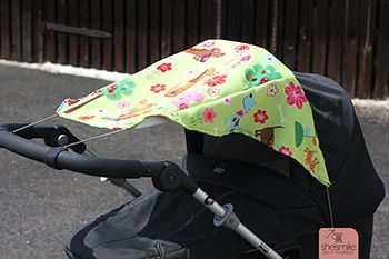Sonnensegel für den Kinderwagen (Nähanleitung und Schnittmuster)