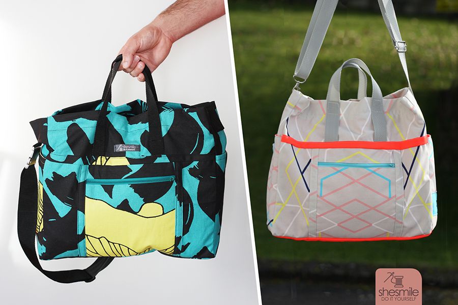 Deine große, geräumige Strandtasche, Einkaufstasche, Handtasche, College-Tasche, Mamatasche oder Kinderwagen-Tasche!
