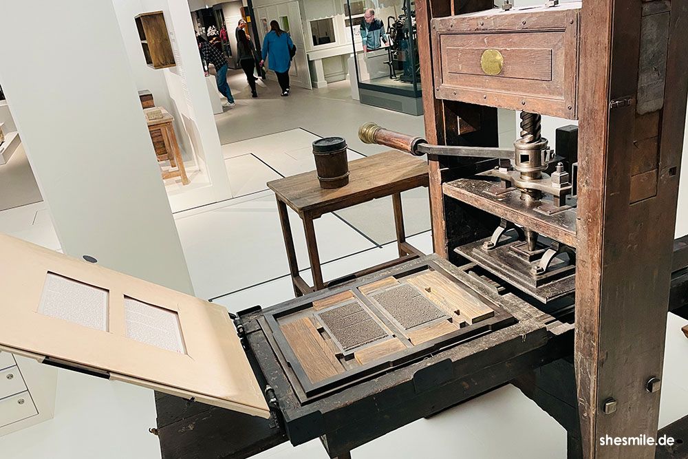 Buchdruckmaschine Deutsches Museum München