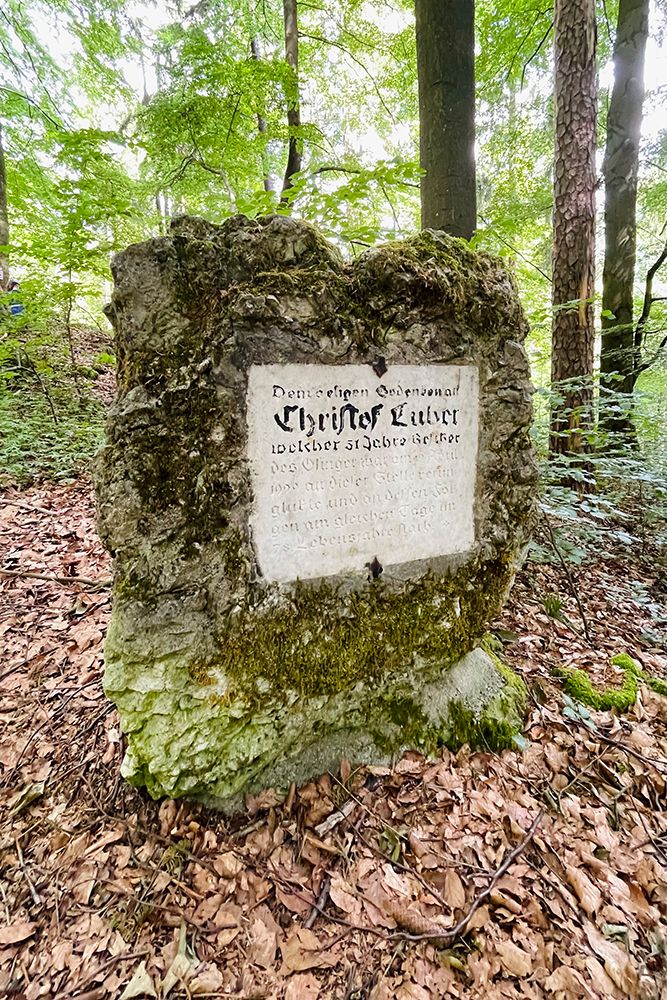 Christof Luber Gedenkstein