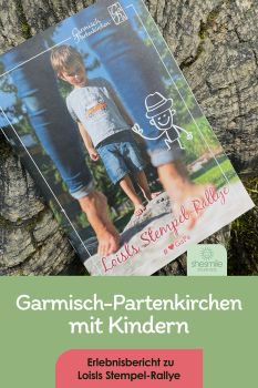 Eine Aktion der Touristinfo der Gemeinde Garmisch-Partenkirchen. Loisls Stempel-Rallye. Auf Entdeckungsreise durch den Markt Garmisch-Partenkirchen mit Kindern.
