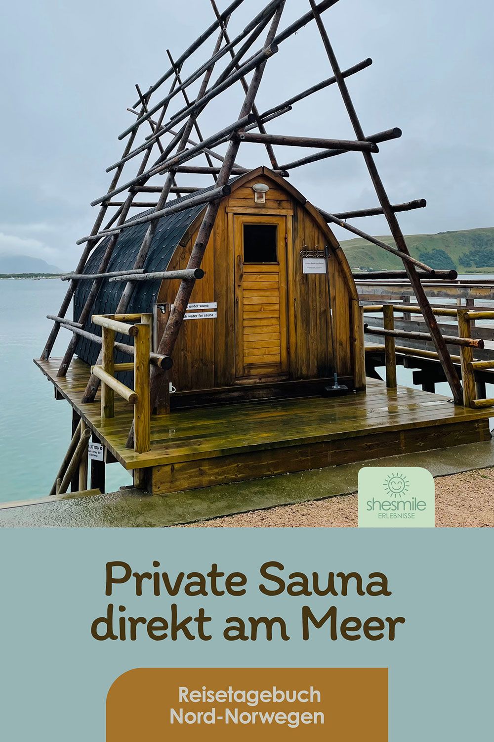 Private Sauna direkt am Meer