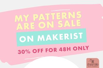 My english patterns are on sale on makerist!