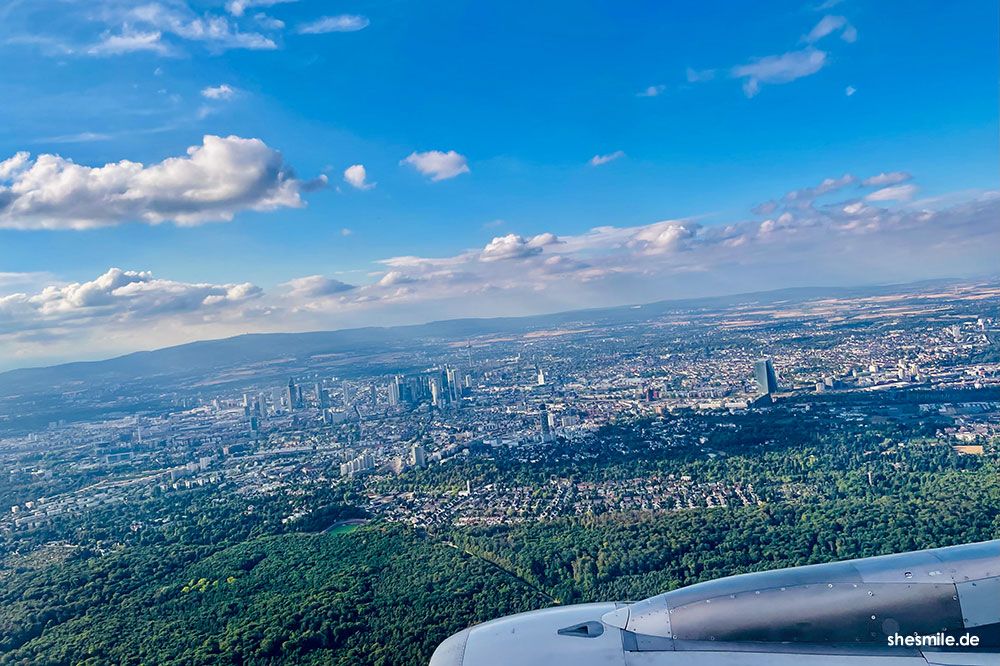 Landeanflug Frankfurt 2022