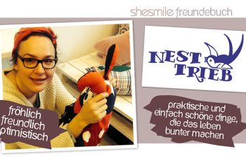 Freundebuch-Eintrag: Olga Kolmak von Nesttrieb Atelier