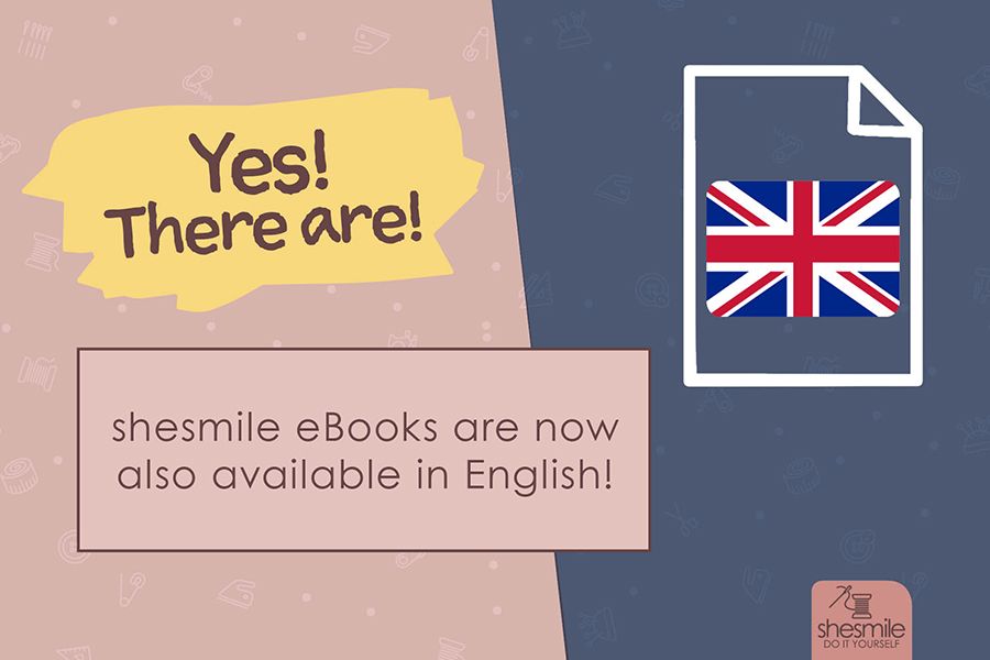 Englische E-Books - Gibt es shesmile Anleitungen auch in englischer Sprache?