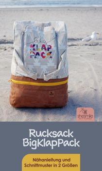 Rucksack "BigKlapPack" (Nähanleitung & Schnittmuster)
