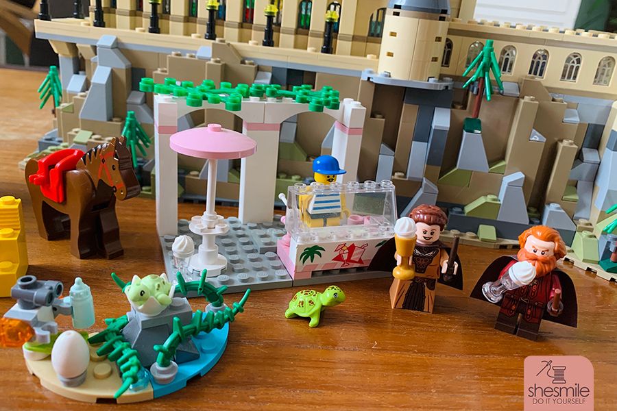 Neben dem Hogwarts-Schloss hat die LEGO Eisdiele aus meiner Kindheit geöffnet ;-)