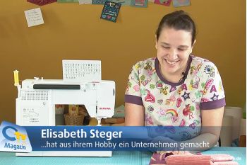 Das Fernsehteam von Oberpfalz TV zu Besuch im shesmile Kreativzimmer