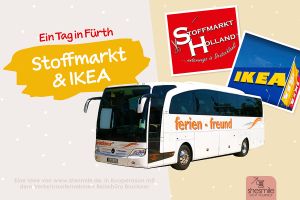 Ein Tag in Fürth - Mit dem Bus zum Stoffmarkt und zu IKEA