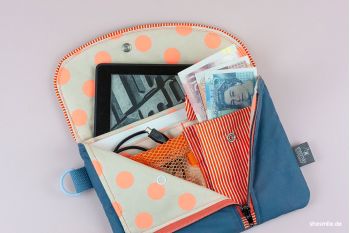 Eine Tasche Smartkram in 8“ Größe als Reiseorganizer für den Urlaub nähen