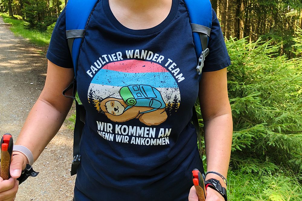 Das Faultier Wanderteam on Tour im Bayerischen Wald. Der Kurzurlaub hat richtig gut getan und ich konnte richtig Kraft tanken! Danke an meinen Mann, der das möglich gemacht hat.