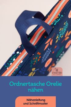 Pinterest-Pin: Ordnertasche "Orelie" (Nähanleitung und Schnittmuster)