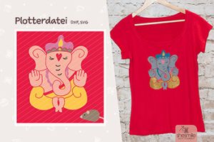 Ganesha (Plotterdatei und Illustration)