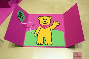 Bären Einladungskarte für den Kindergeburtstag (Bastelanleitung & Zeichenvorlage)