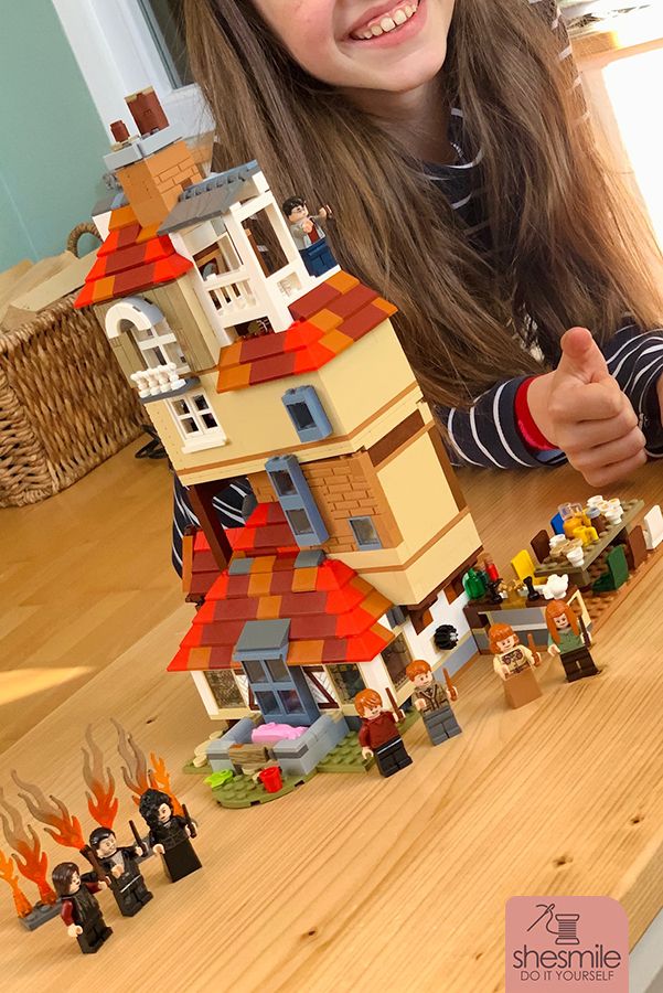 Angriff auf den Fuchsbau. Ein LEGO Harry Potter Set zum 9. Geburtstag der großen Tochter.